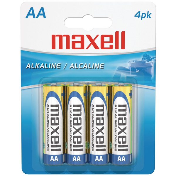 AA 4PK CARDED BATTERIES