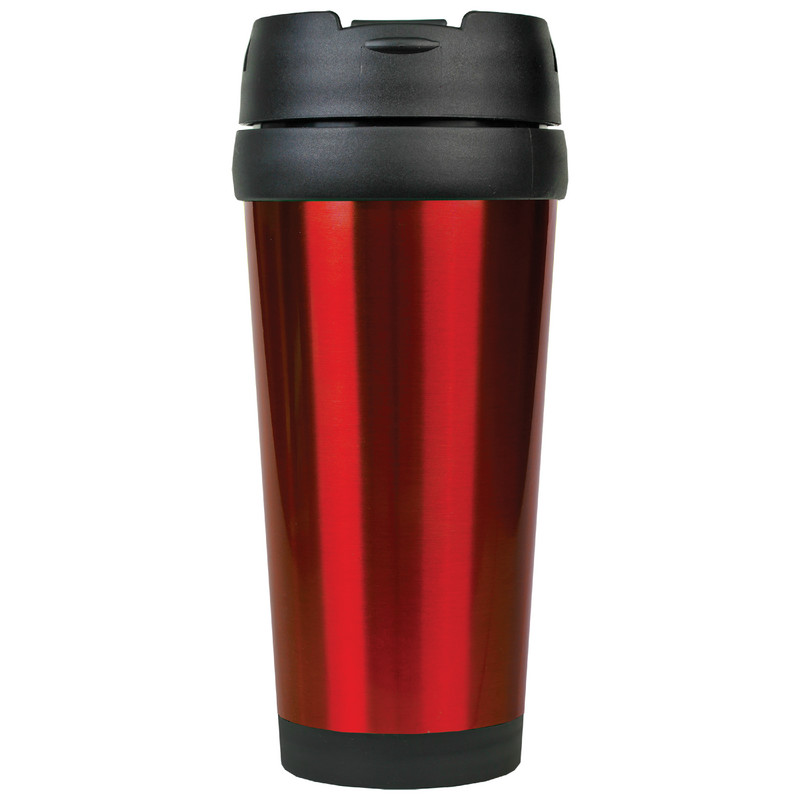 16oz Red  Laserable Trvl Mug