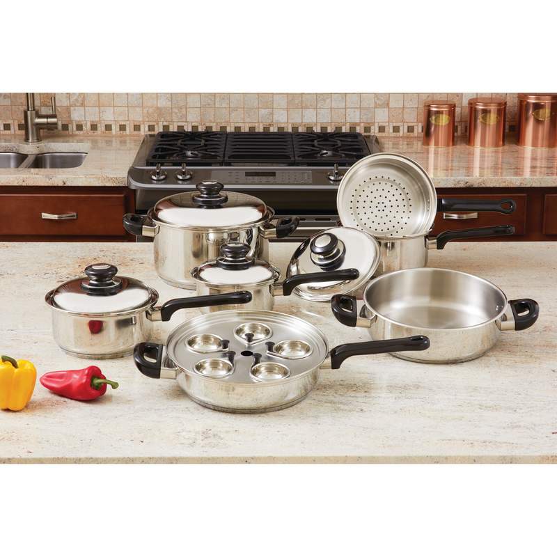 17PC S/S  COOKWARE SET