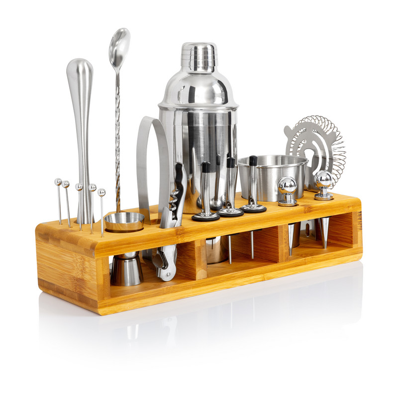 24PC STAINLESS STEEL BAR SET
