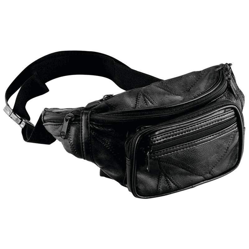 PATCH LEATHER WAIST BAG