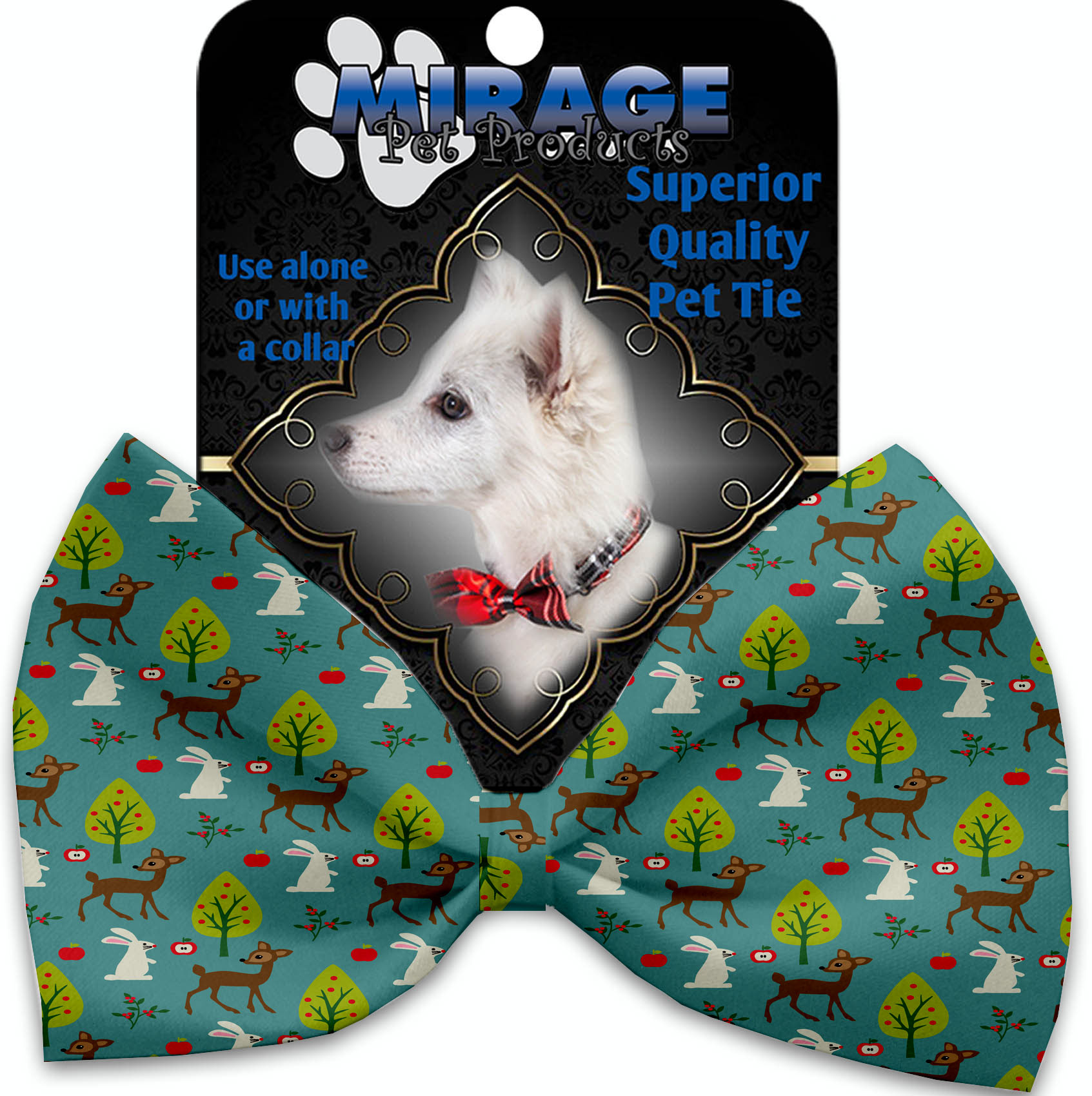Dearest Deer Pet Bow Tie Collar Accessory with Velcro