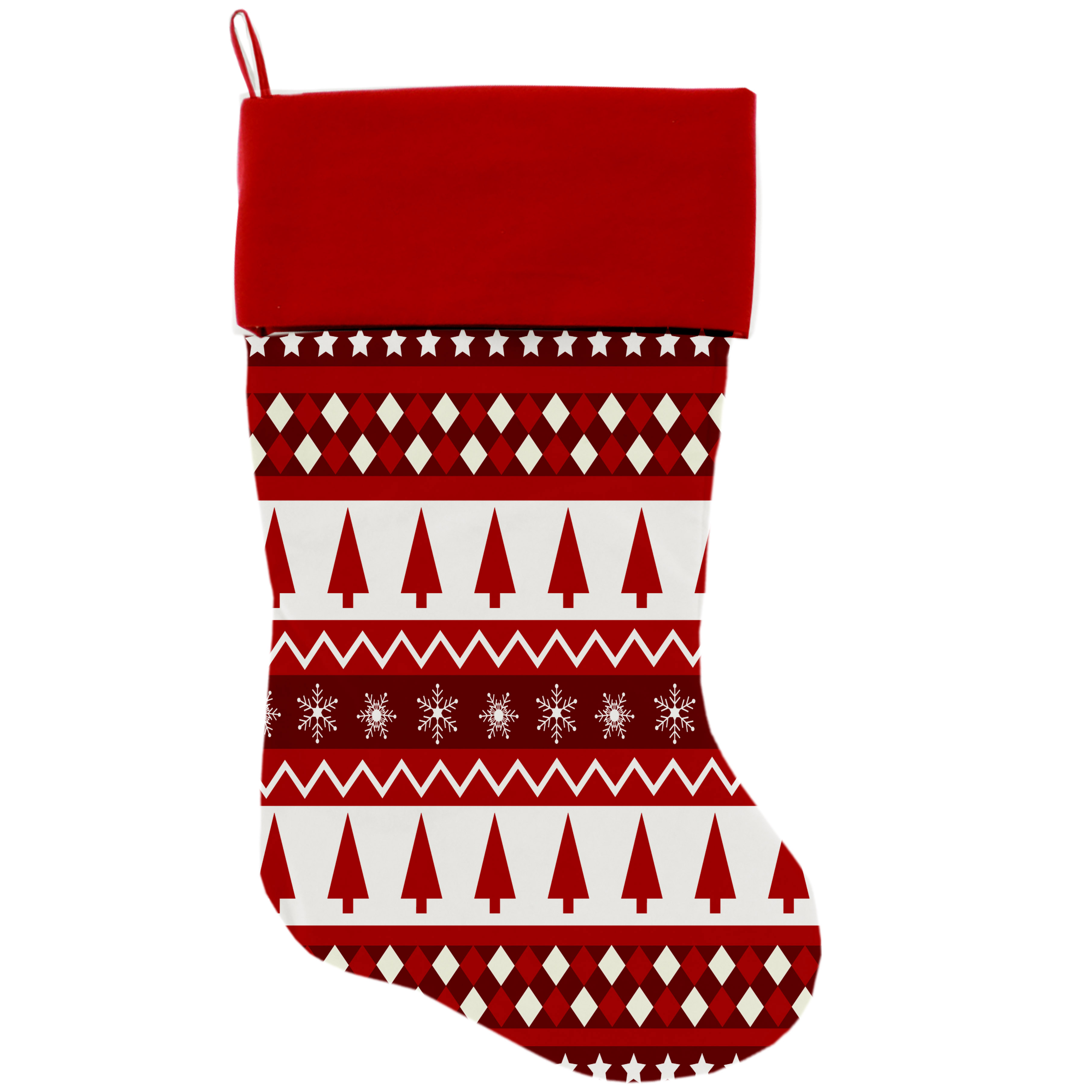 Red Classic Christmas Stocking