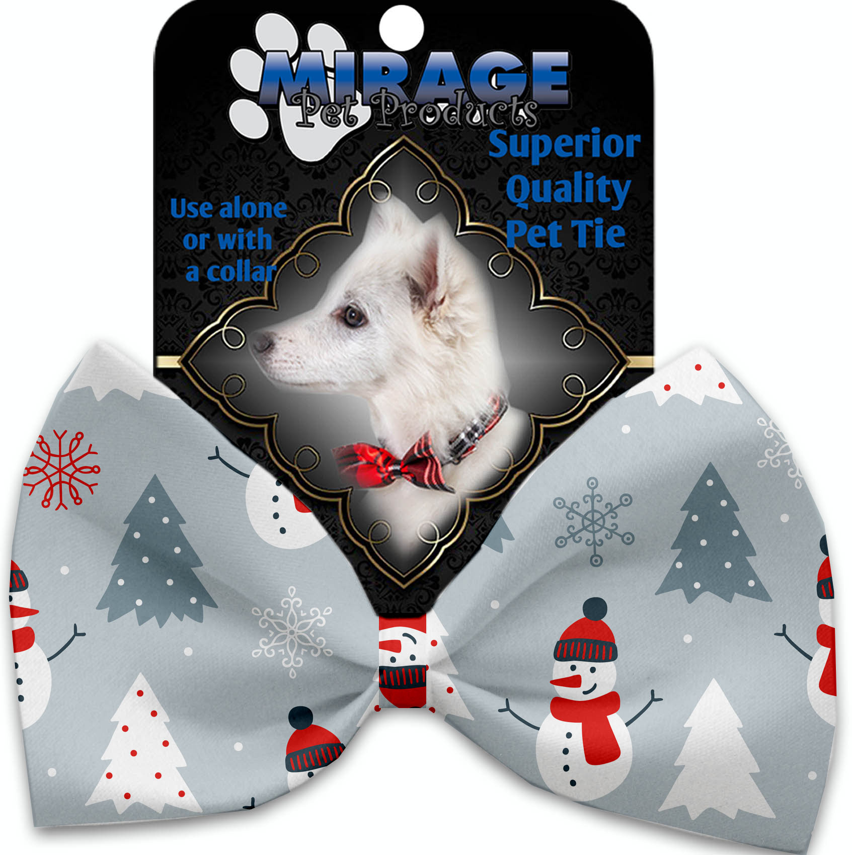 Look at Frosty Go Pet Bow Tie