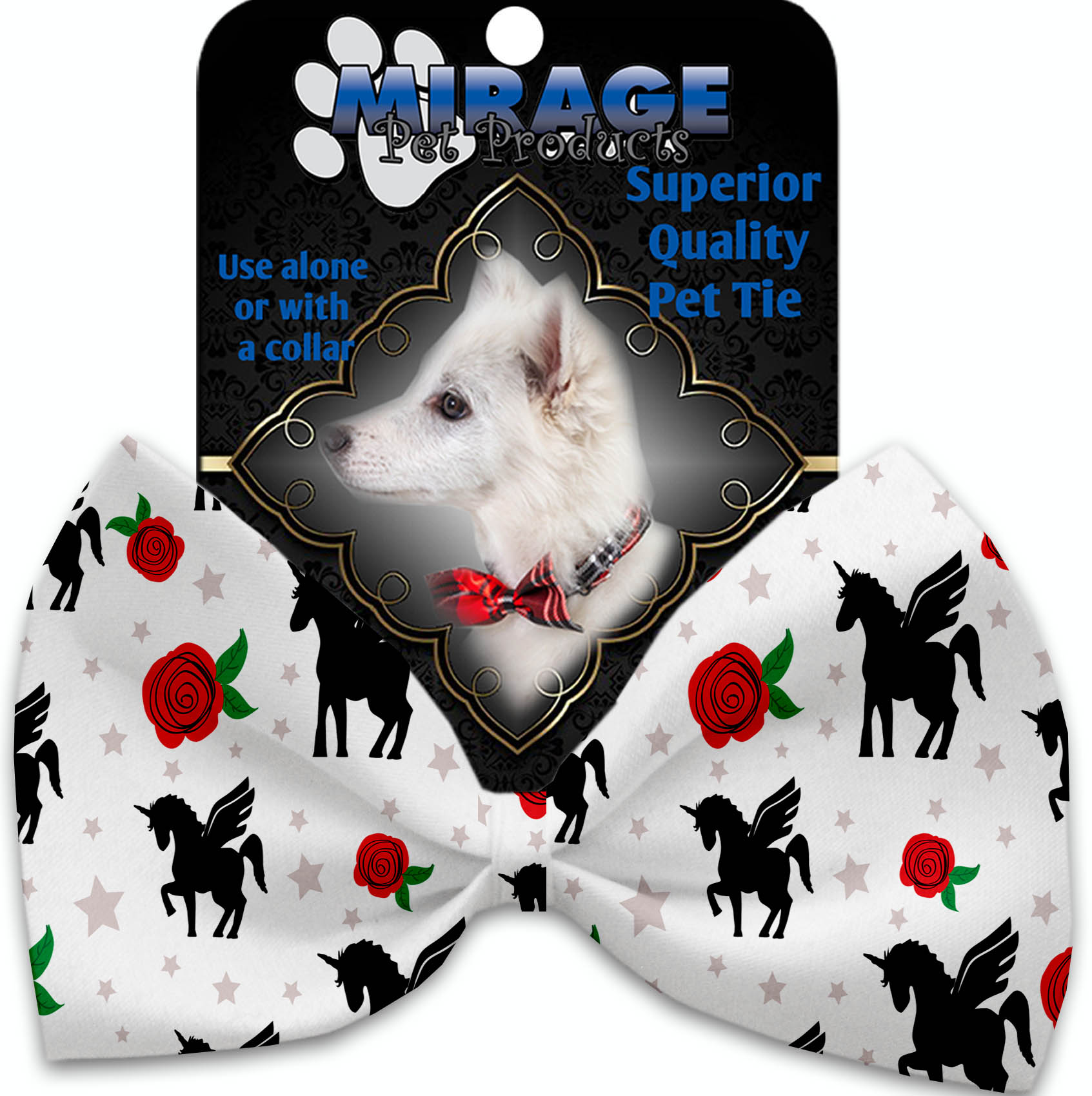 Magical Love Pet Bow Tie Collar Accessory with Velcro