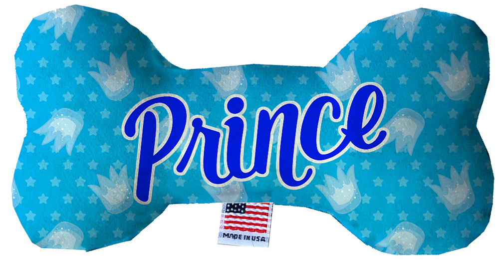 Prince 10 inch Fluffy Bone Dog Toy