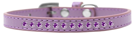 Purple Crystal Size 10 Lavender Puppy Collar