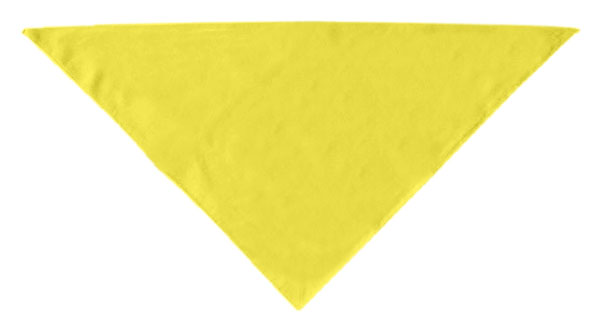 Plain Bandana Yellow Large