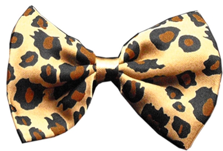 Dog Bow Tie Leopard