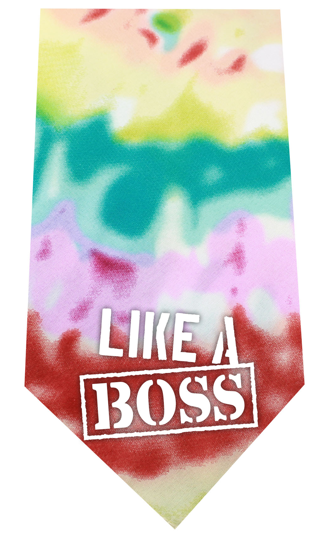 Like a Boss Screen Print Bandana Tie Dye