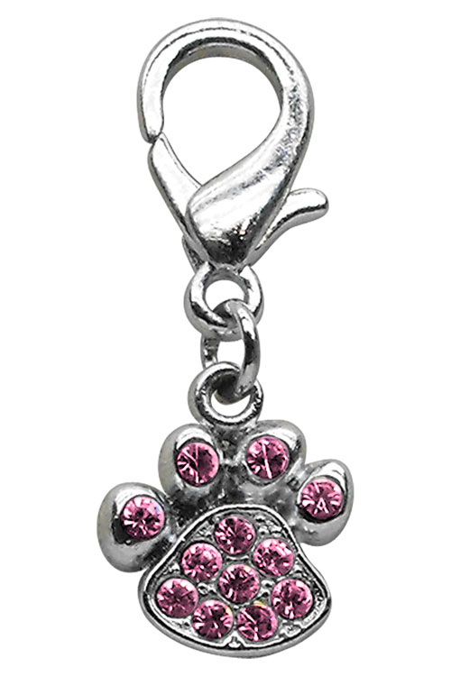 Lobster Claw Paw Charm Pink