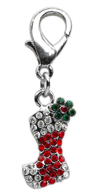Holiday lobster claw charms / zipper pulls Stocking