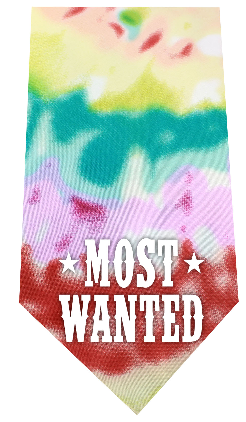 Most Wanted Screen Print Bandana Tie Dye