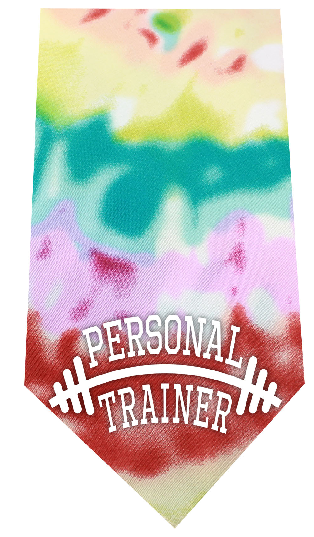 Personal Trainer Screen Print Bandana Tie Dye