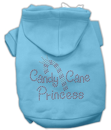 Candy Cane Princess Hoodies Baby Blue S