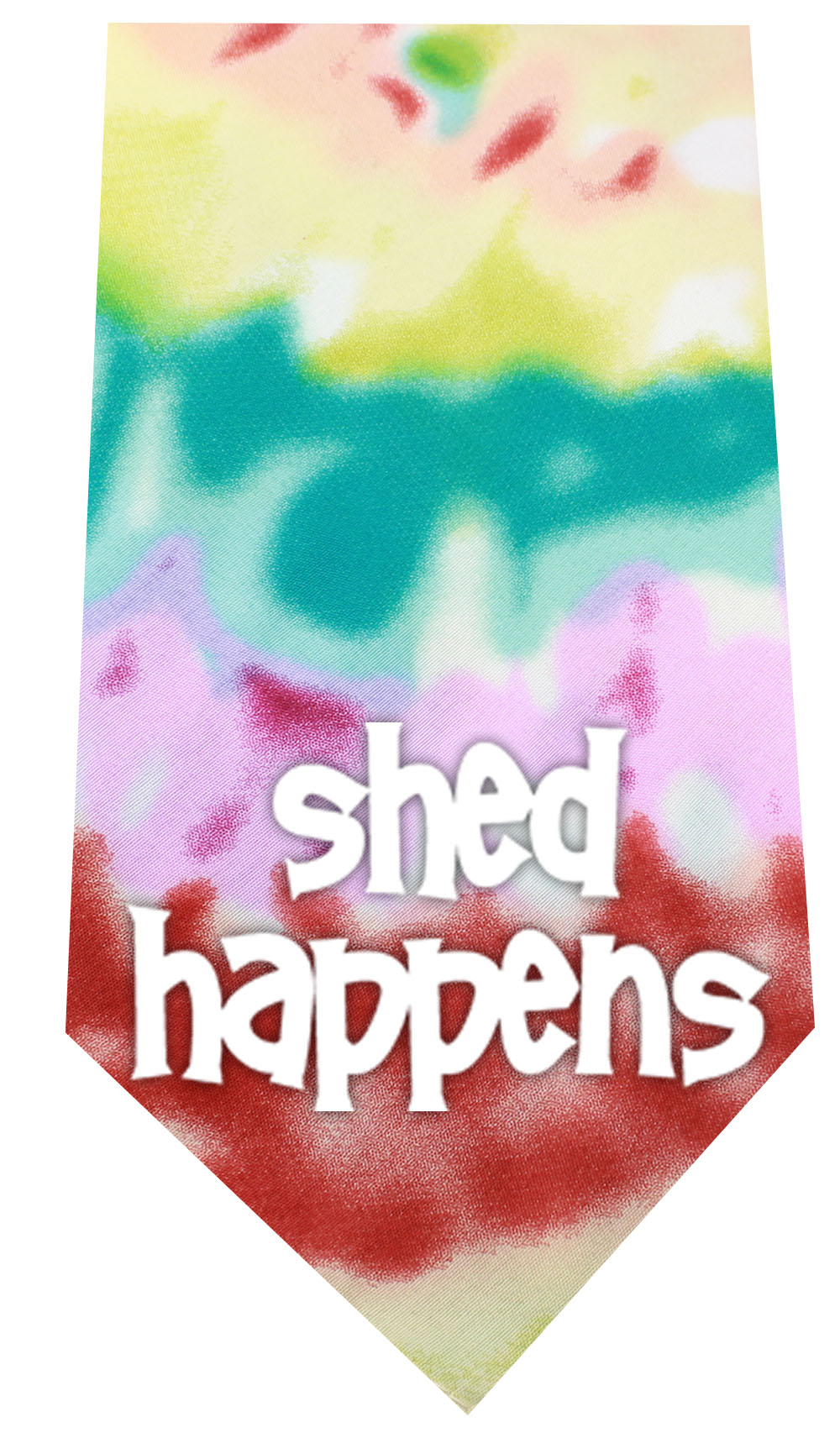 Shed Happens Screen Print Bandana Tie Dye