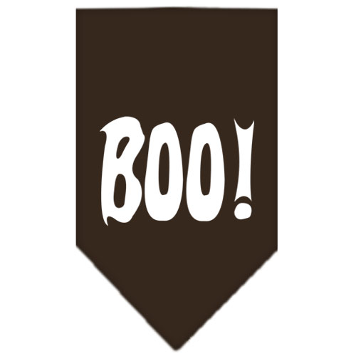 Boo! Screen Print Bandana Cocoa Large