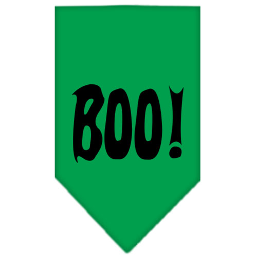 Boo! Screen Print Bandana Emerald Green Large