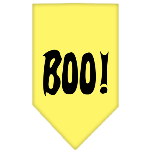 Boo! Screen Print Bandana Yellow Small
