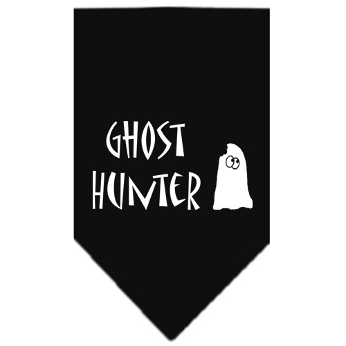 Ghost Hunter Screen Print Bandana Black Large