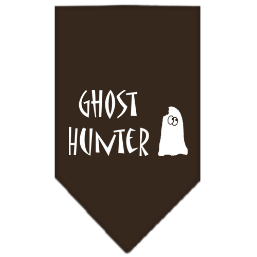 Ghost Hunter Screen Print Bandana Cocoa Small