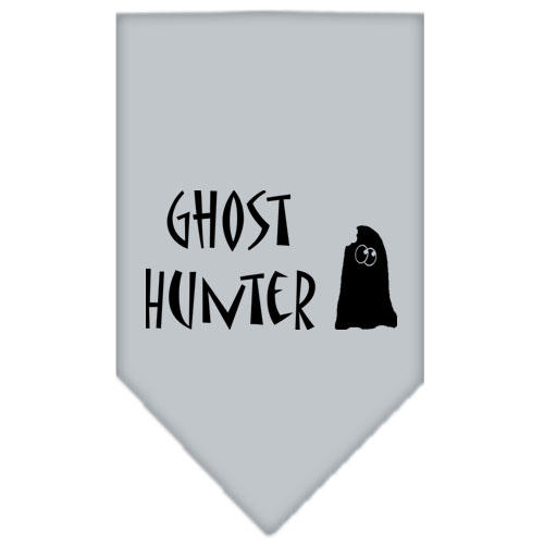 Ghost Hunter Screen Print Bandana Grey Small