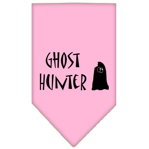 Ghost Hunter Screen Print Bandana Light Pink Large
