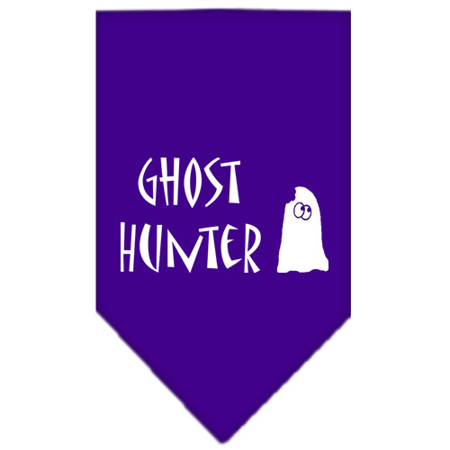 Ghost Hunter Screen Print Bandana Purple Large