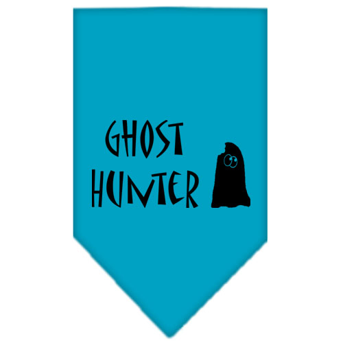 Ghost Hunter Screen Print Bandana Turquoise Small