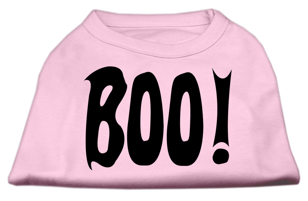 BOO! Screen Print Shirts Light Pink Lg