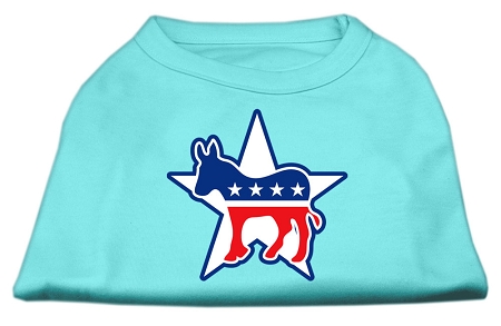 Democrat Screen Print Shirts Aqua L