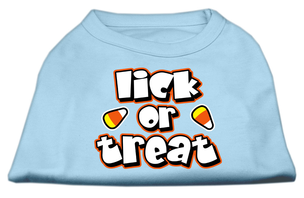 Lick Or Treat Screen Print Shirts Baby Blue M