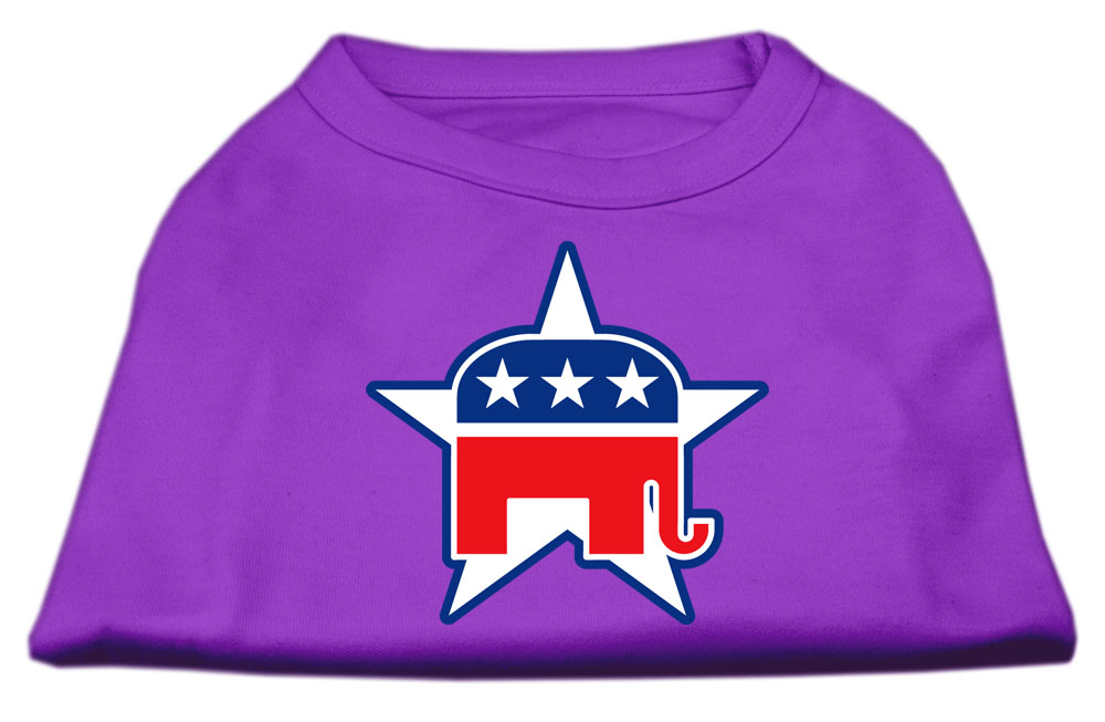 Republican Screen Print Shirts Purple L
