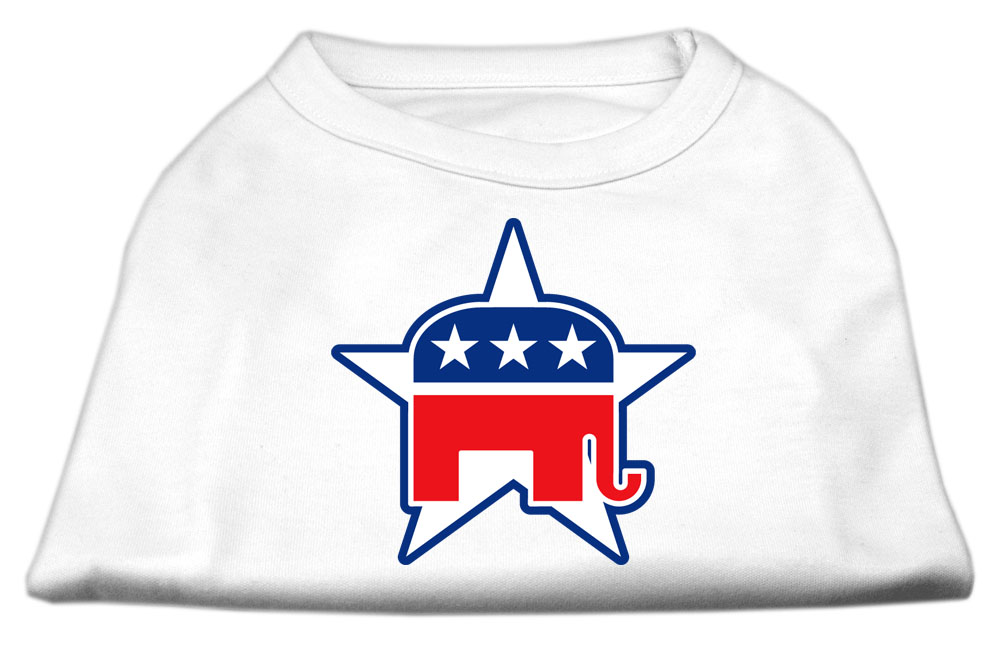 Republican Screen Print Shirts White L