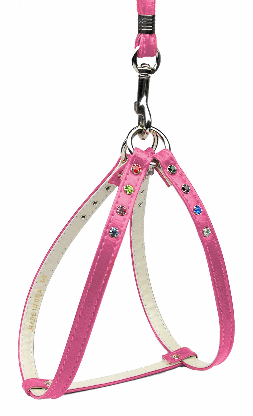 Confetti Step In Harness Pink 14