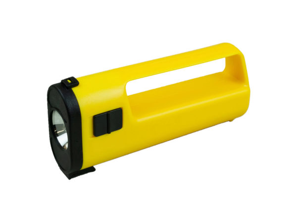 Case of 24 - Yellow Flashlight with Handle