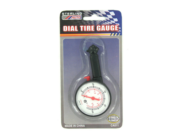 Case of 24 - Dial Tire Gauge