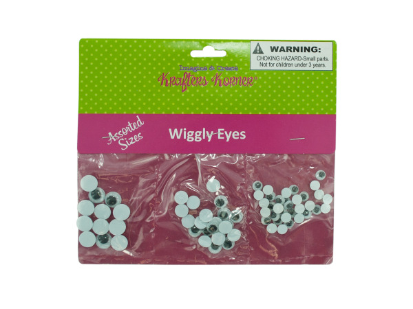 Case of 12 - Craft Wiggly Eyes