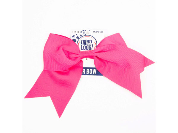 Case of 24 - Create Out Loud Large Pink Hair Bow