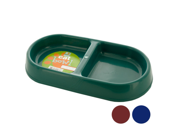 Case of 24 - Double-Sided Cat Bowl