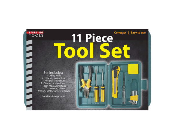 Case of 2 - 11 Piece Tool Set in Box