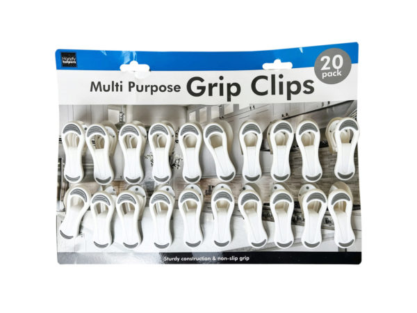 Case of 3 - 20 Pack Multi-Purpose Grip Clips