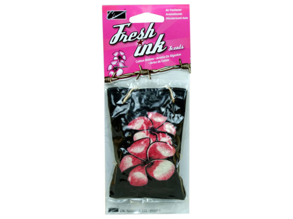 Case of 24 - Fresh Ink Cotton Breeze Air Freshener Sachet Bag