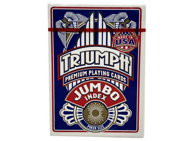 Case of 12 - Triumph One Pack Jumbo Index Premium Playing Cards
