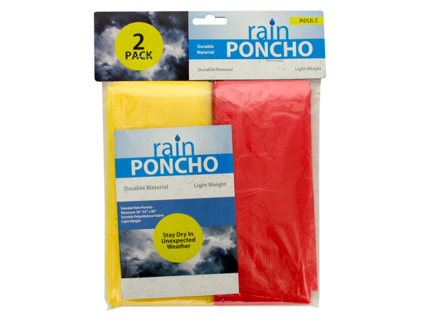 Case of 24 - Emergency Rain Ponchos