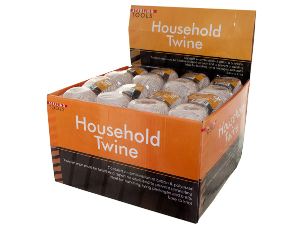 Case of 24 - Household Twine Countertop Display