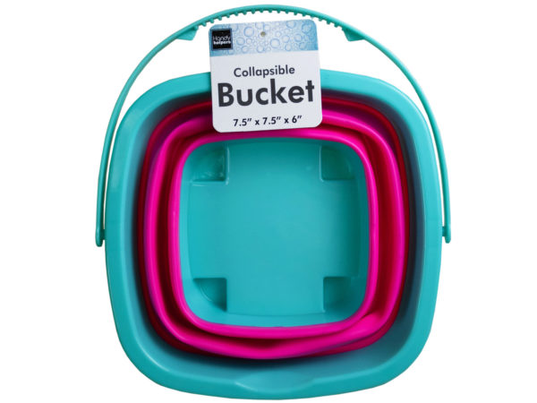 Case of 6 - Collapsible Multi-Purpose Bucket