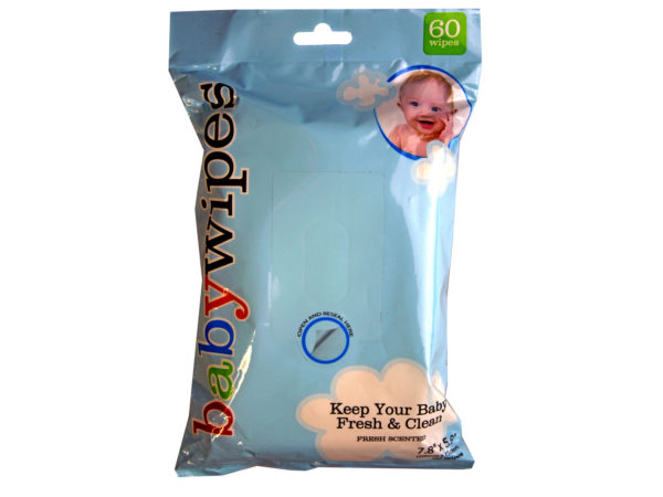 Case of 9 - 60 Pack Baby Wipes