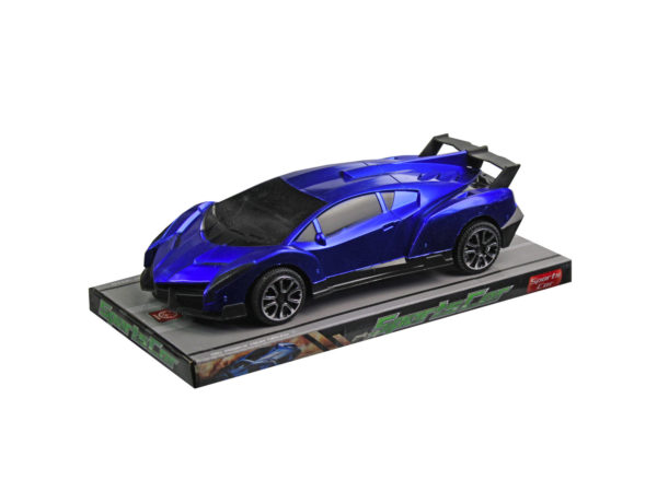 Case of 4 - Friction Super Racer Toy Sports Car