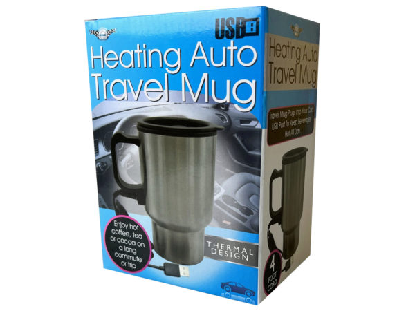 Case of 2 - Heated Travel Mug USB Powered